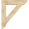 Ekena Millwork Traditional Slat Rough Sawn Bracket w/ Offset Brace, Douglas Fir, 8"W x 36"D x 40"H BKT0806X36X40TRA06RDF - alternate 4